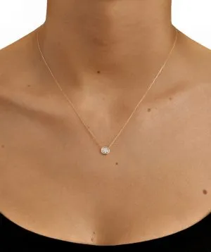 Timeless Dot zlatna ogrlica s dijamantom 0.58 - 0.67 ct