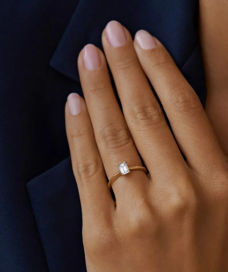 Timeless Vow zlatni prsten s dijamantom 0.48 - 0.57 ct