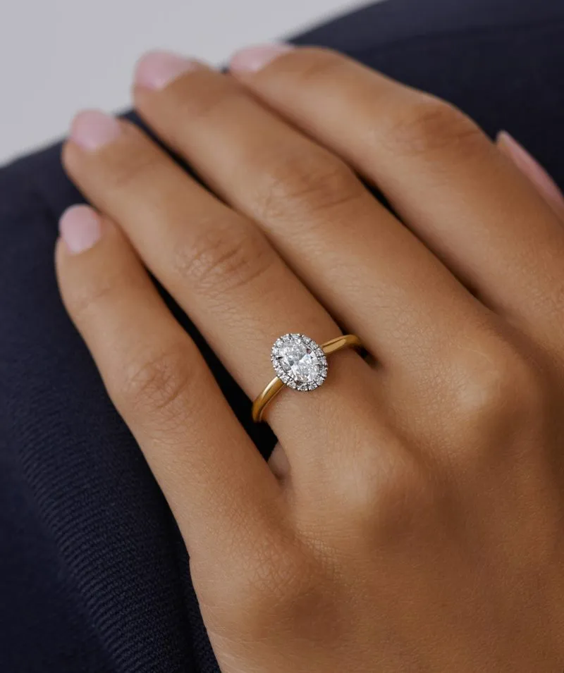 Enchante zlatni zaručnički prsten s dijamantom 0.78 - 0.87 ct