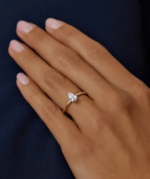 Precious Promise zlatni prsten s dijamantom 0.48 - 0.57 ct
