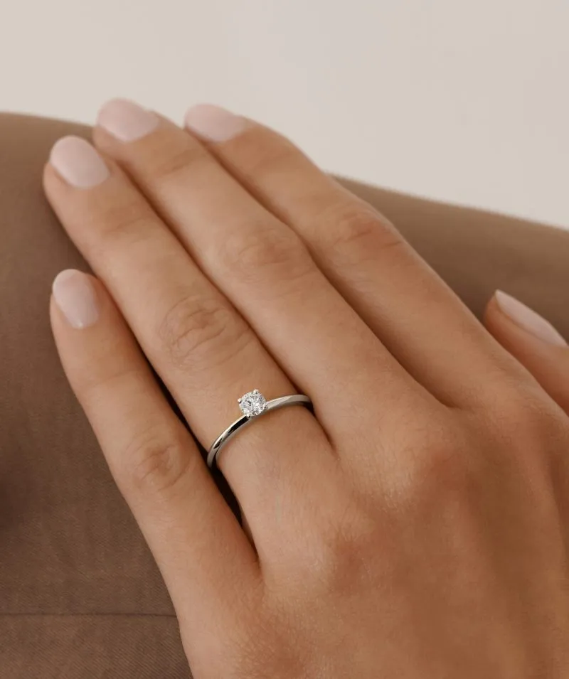 Celestial Sparkle zlatni zaručnički prsten s dijamantom 0.38 – 0.47 ct