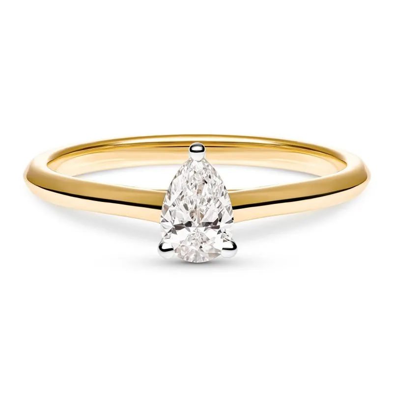 Eternal Promise zlatni zaručnički prsten s dijamantom 0.28 - 0.37 ct
