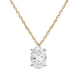 Everlasting zlatna ogrlica s dijamantom 0.48 - 0.57 ct