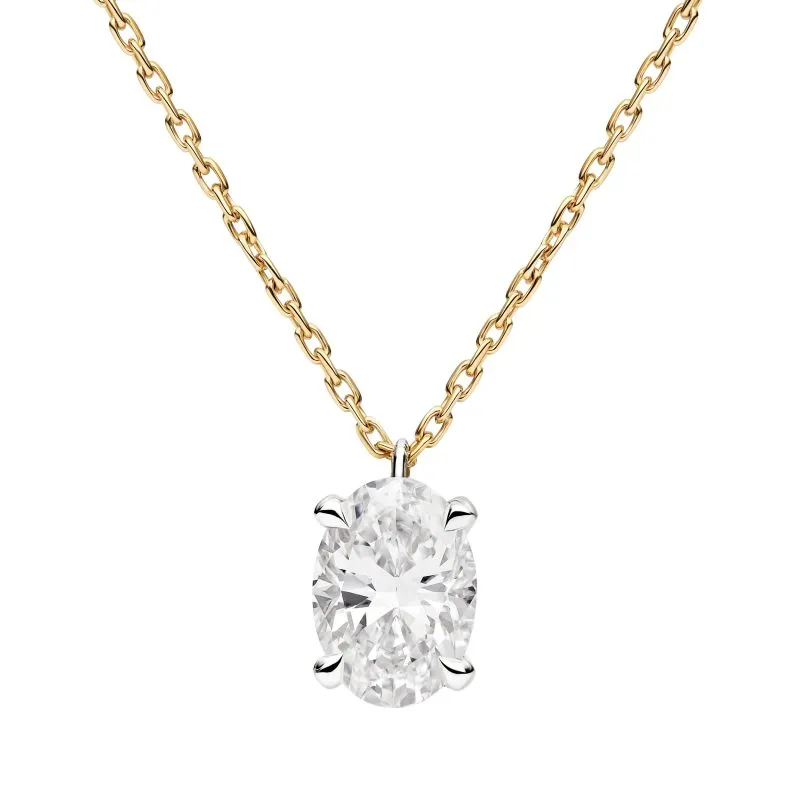 Everlasting zlatna ogrlica s dijamantom 0.48 - 0.57 ct