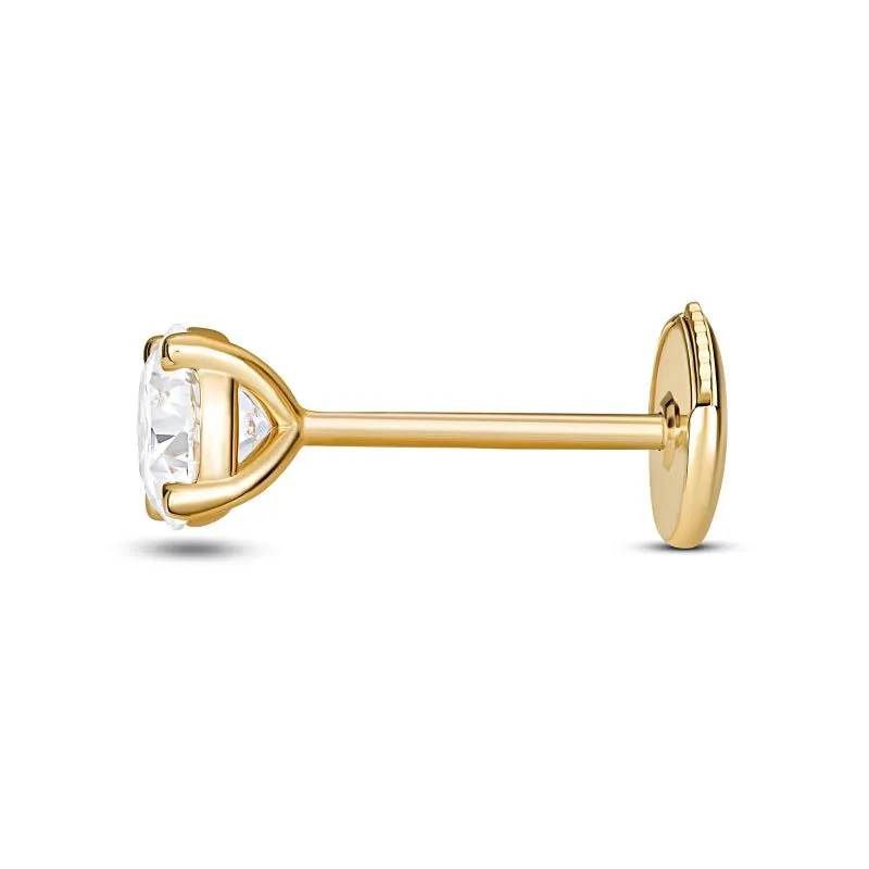 Divina zlatne naušnice s dijamantima 0.98 - 1.07 ct