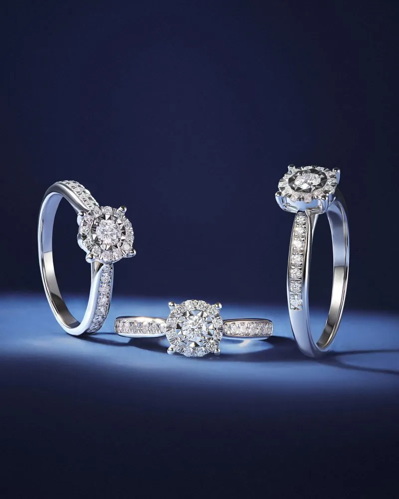Endless Grace zlatni prsten s dijamantima 0.34 - 0.38 ct