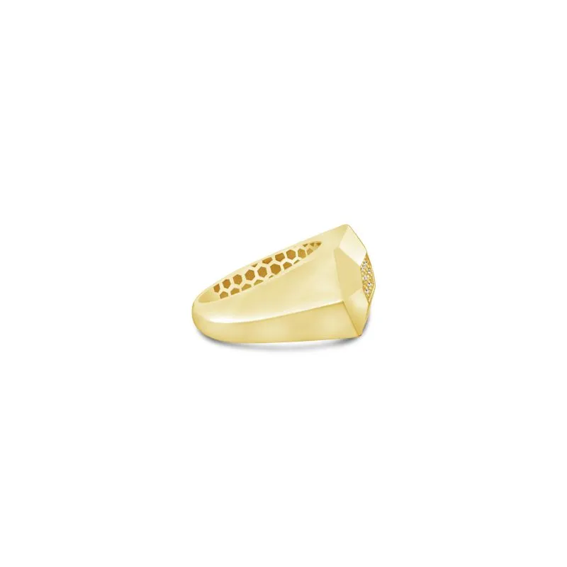 Hexa Gold zlatni prsten