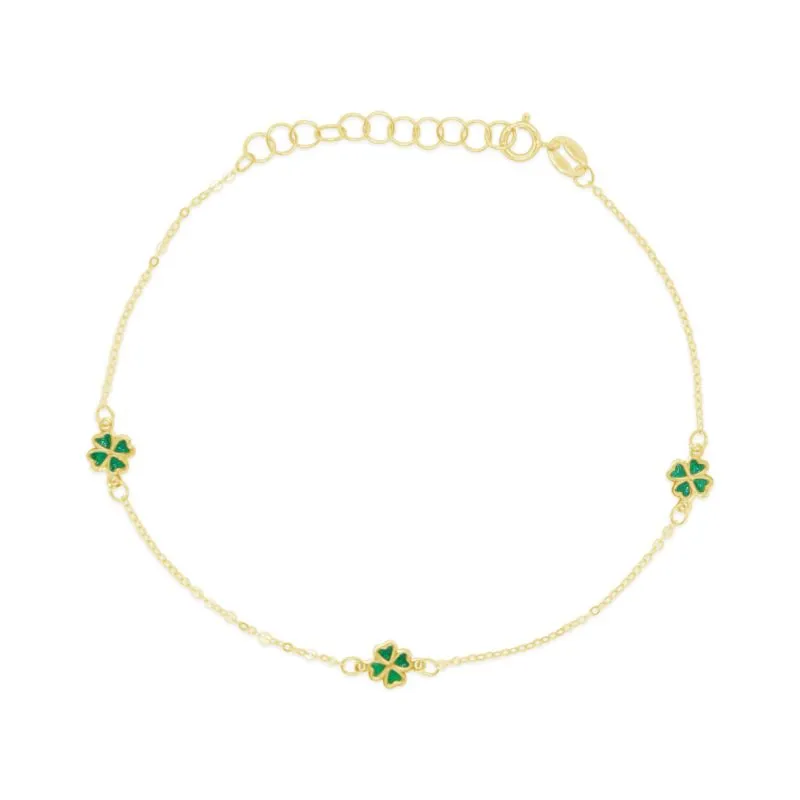 Green Blossom zlatna narukvica
